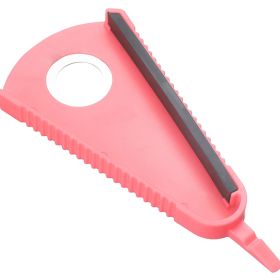 Multi Function Can Opener Non Slip Handle Multi-function Bottle Opener Portable Twist Off Lid Quick Opening for Children Elderly (Color: Pink, Ships From: China)